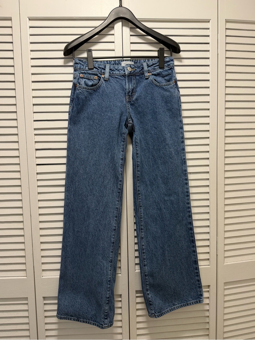 PacSun Women's Straight Leg Jeans - Medium Blue